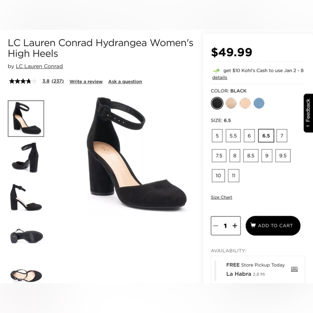 Lauren Conrad Hydrangea Women's High Heels